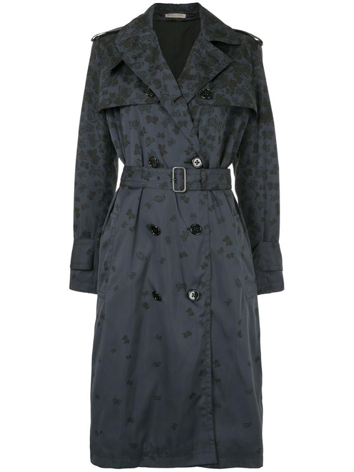 Bottega Veneta Butterfly Trench Coat - Grey