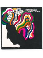 Olympia Le-tan Milton Glaser Graphic Design Clutch, Women's, Black, Cotton