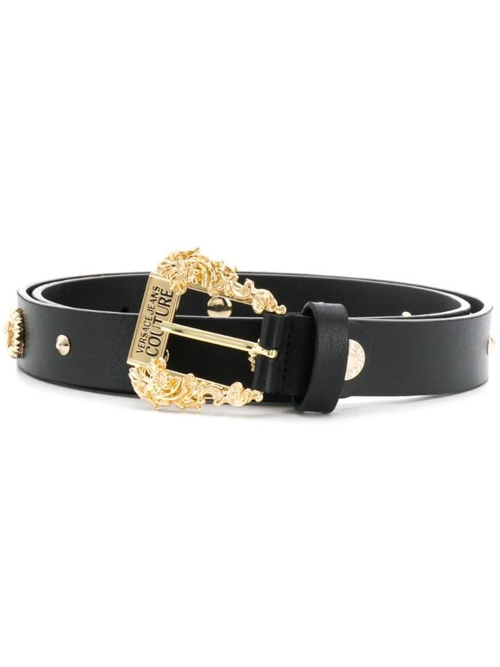 Versace Jeans Couture Studded Belt - Black