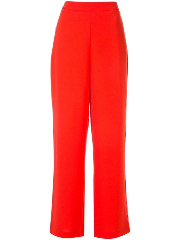 Layeur High-waisted Trousers - Red