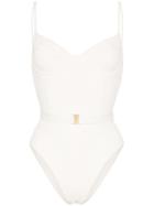 Onia Danielle Broderie Anglaise Swimsuit - White
