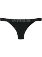 Calvin Klein Logo Bikini Bottoms - Black