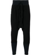Drop-crotch Track Pants, Men's, Size: Small, Blue, Cotton/spandex/elastane, The Squad