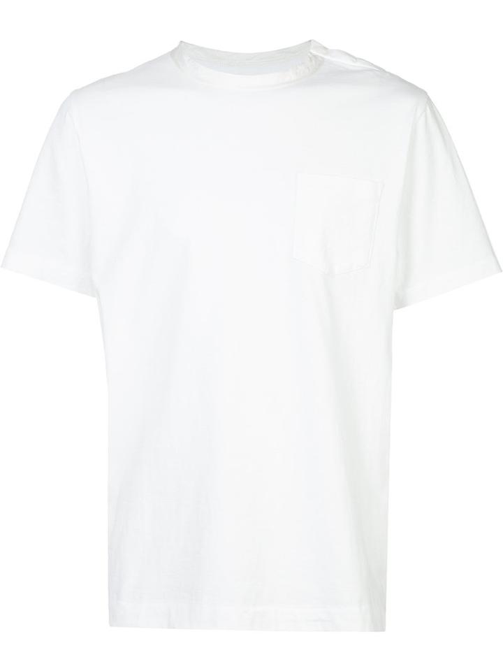 Sacai Classic T-shirt, Men's, Size: 3, White, Cotton/cupro