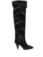 Isabel Marant Ladra Thigh-high Boots - Black