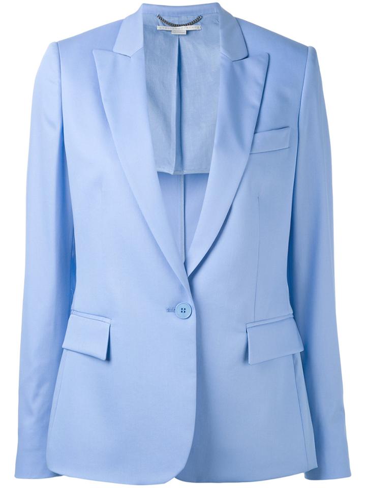 Stella Mccartney Single Breasted Blazer - Blue
