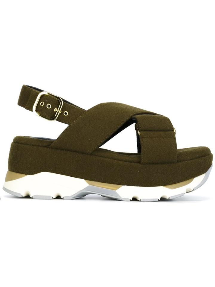 Marni Crossover Sandals