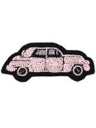 Olympia Le-tan Car Bag Badge - Pink & Purple