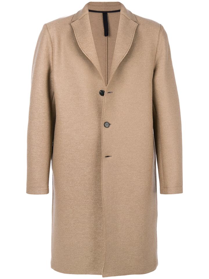 Harris Wharf London Tailored Button-down Coat - Nude & Neutrals