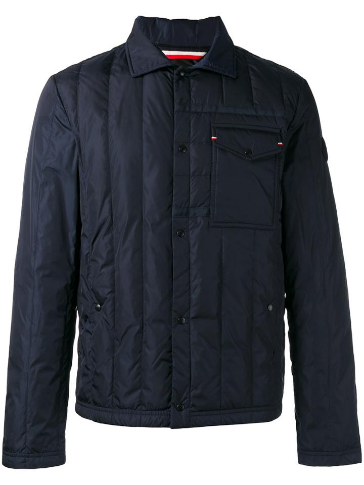 Moncler Padded Jacket, Men's, Size: 3, Blue, Polyamide/feather Down