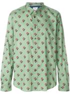 Ps By Paul Smith Rose Print Shirt - Green