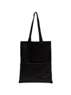 Rick Owens Black Borsa Leather Tote Bag