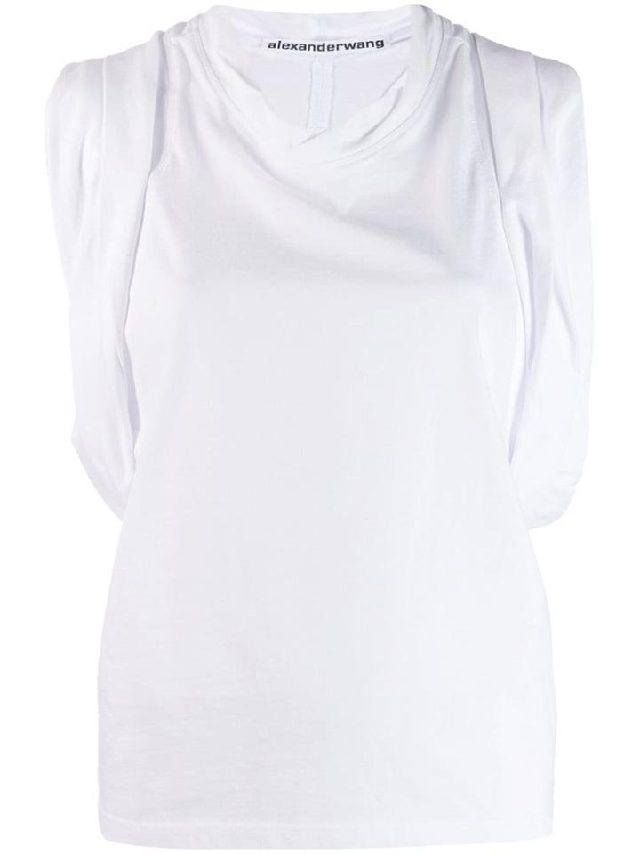 Alexander Wang Gathered Sleeve Shirt - White