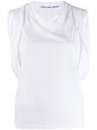 Alexander Wang Gathered Sleeve Shirt - White