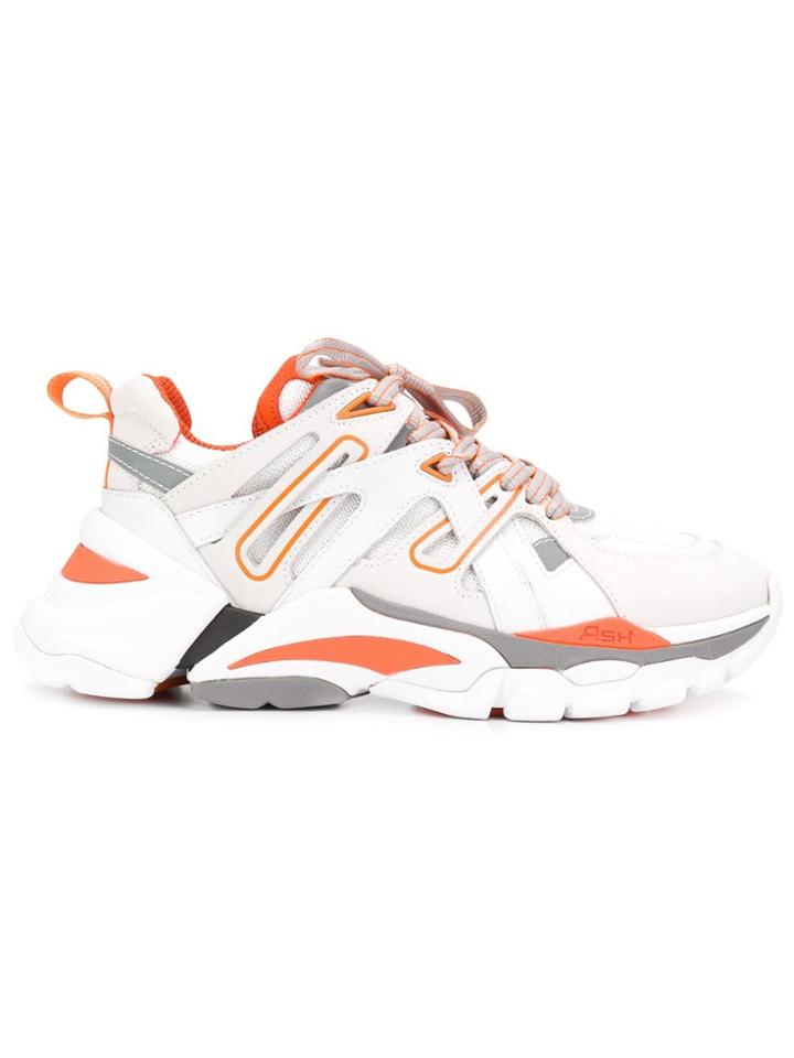 Ash Panelled Sneakers - White