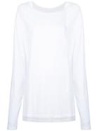 Bassike Oversized Knitted Top - White