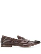 Henderson Baracco Studded Leather Loafers - Brown