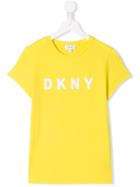 Dkny Kids Logo Print T-shirt - Yellow