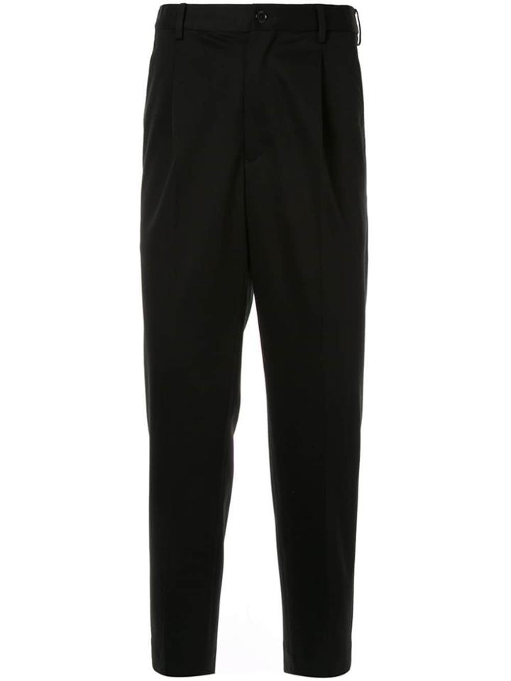 Loveless Slim Cropped Trousers - Black