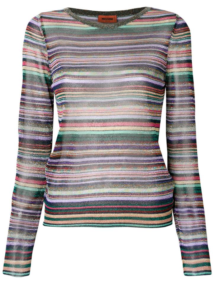 Missoni Longsleeved Boat Neck Top - Unavailable