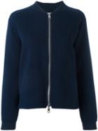 P.a.r.o.s.h. Zip-up Bomber Jacket, Women's, Blue, Wool