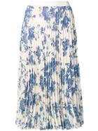 Semicouture Floral Print Skirt - Neutrals