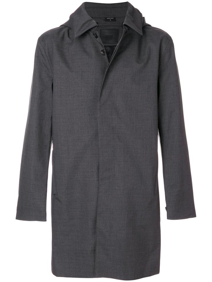 Norwegian Rain Single Breasted Coat - Grey