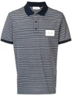 Calvin Klein Striped Polo Shirt - Blue