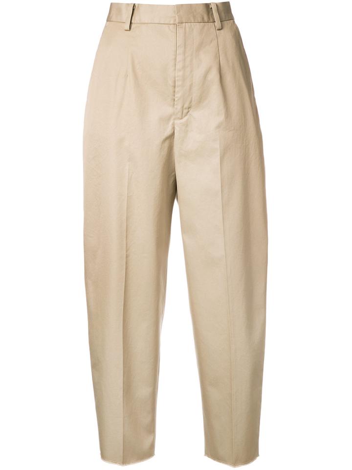 Astraet Cropped Trosuers, Size: 1, Nude/neutrals, Cotton