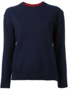 Sonia Rykiel Hand Print Jumper, Women's, Size: Xs, Blue, Wool