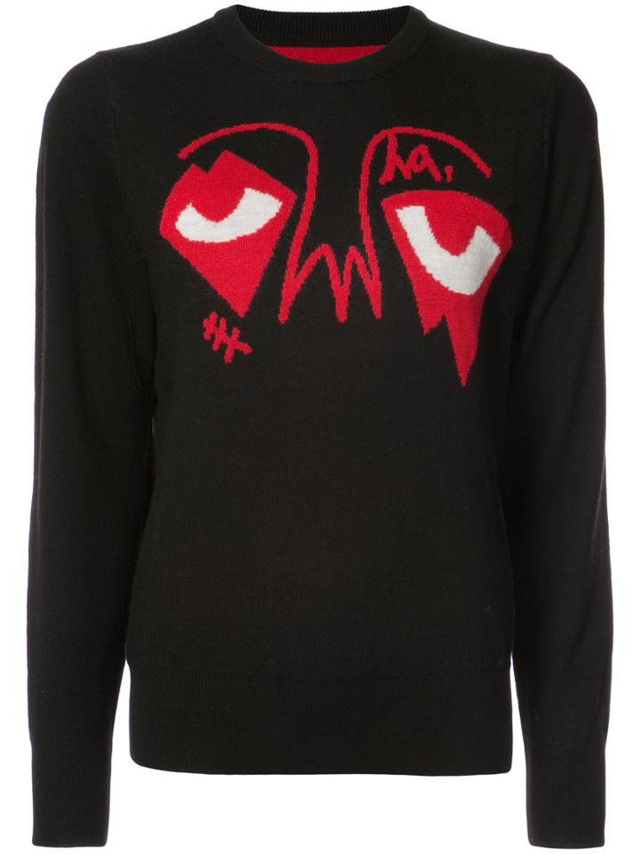 Haculla Eyez Of Da World Sweater - Black