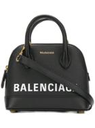 Balenciaga Ville Top Handle Bag Xxs - Black