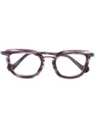 Moncler Eyewear Classic Square Glasses - Brown