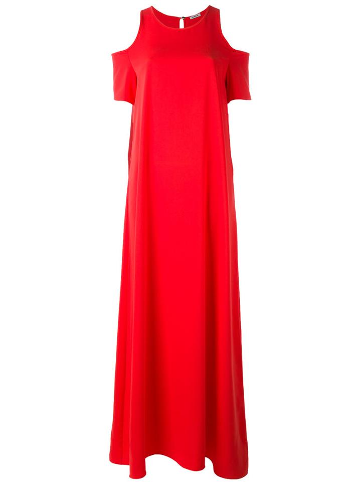P.a.r.o.s.h. - Cut-out Maxi Dress - Women - Polyester - Xs, Red, Polyester
