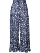 Morgan Lane Bubble Dot Print Izabel Trousers - Blue