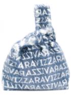 Simonetta Ravizza Furrissima Logo Tote Bag - Blue