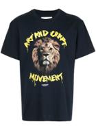 Yoshiokubo Lion-print T-shirt - Blue