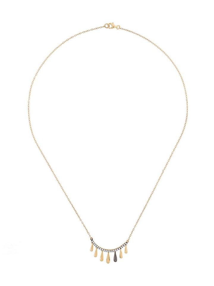 Eye M By Ileana Makri Smiling Rain Necklace - Yellow Gold
