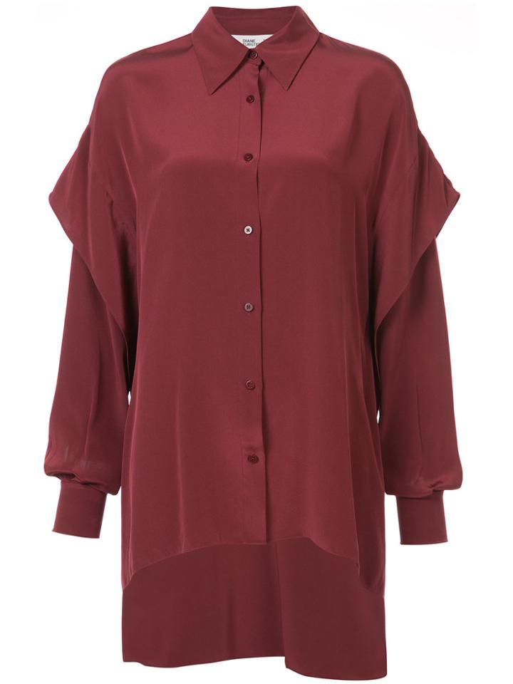 3.1 Phillip Lim Knotted Back Striped Top - Brown