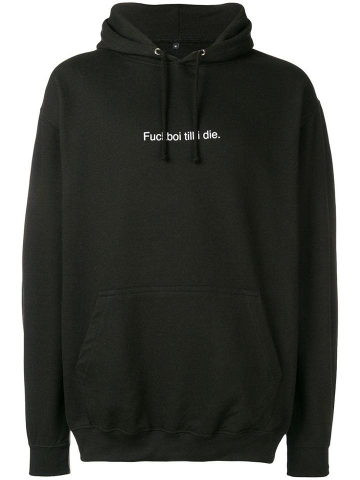 F.a.m.t. Graphic Print Hoodie - Black