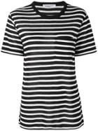 Alexander Wang Horizontal Striped T-shirt - Black