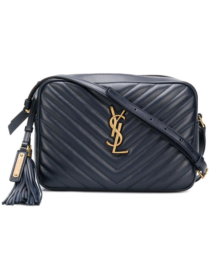 Saint Laurent Lou Lou Crossbody Bag - Blue