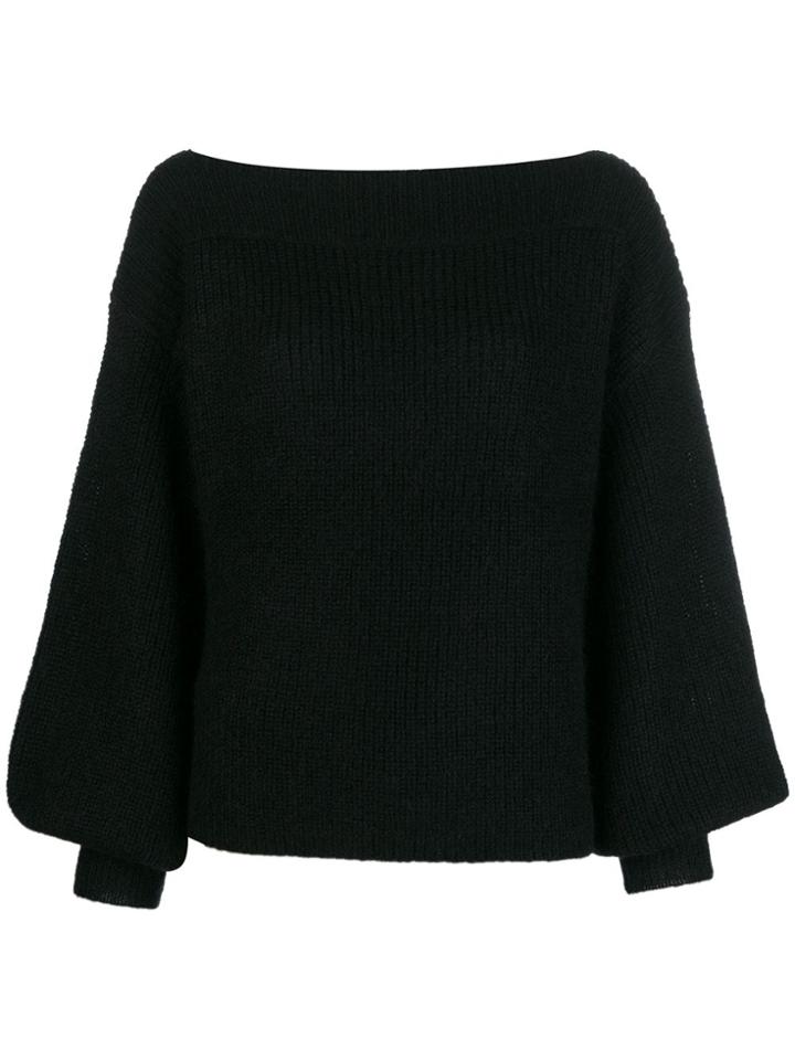 Temperley London Bell Sleeves Jumper - Black