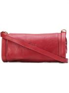 Il Bisonte Embossed Logo Cross-body Bag - Red