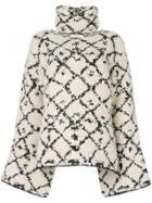 Ports 1961 Oversized High Neck Sweater - Nude & Neutrals