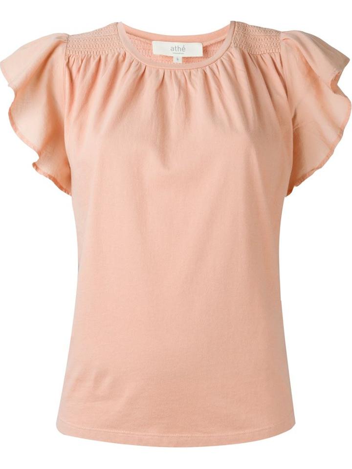 Vanessa Bruno Athé Ruffle Sleeve Top
