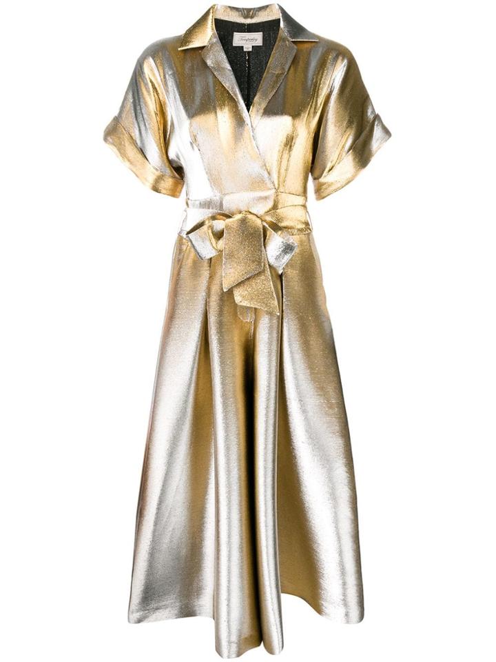 Temperley London Liquid Metal Jumpsuit - Gold