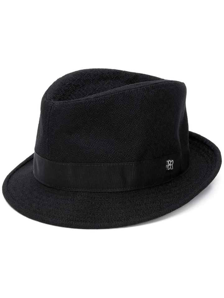 Tagliatore Chris Trilby Hat - Black