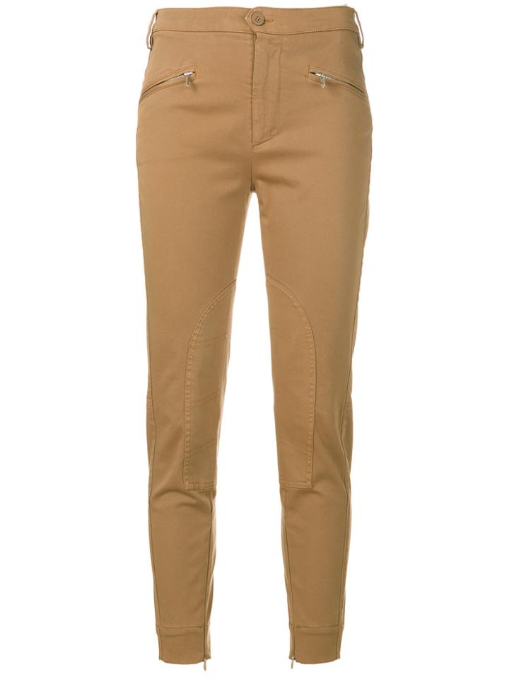 Dondup Slim Fit Trousers - Brown