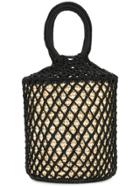 Sensi Studio Layered Net Tote Bag - Black